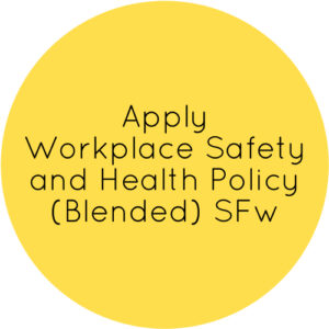 Apply Workplace Safety and Health Policy (Blended) SFw