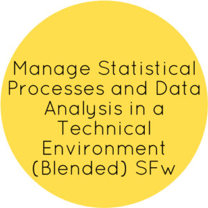 Manage Statistical Processes and Data Analysis in a Technical Environment (Blended) SFw