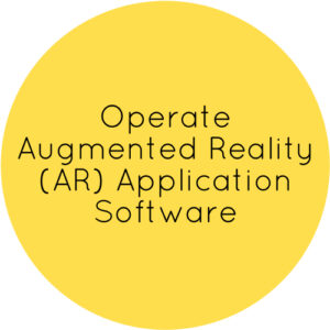 Operate Augmented Reality (AR) Application Software